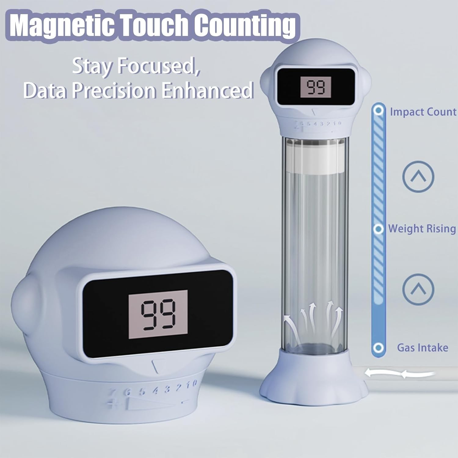 Lung Deep Breathing Exerciser Device，Lung Capacity Trainer