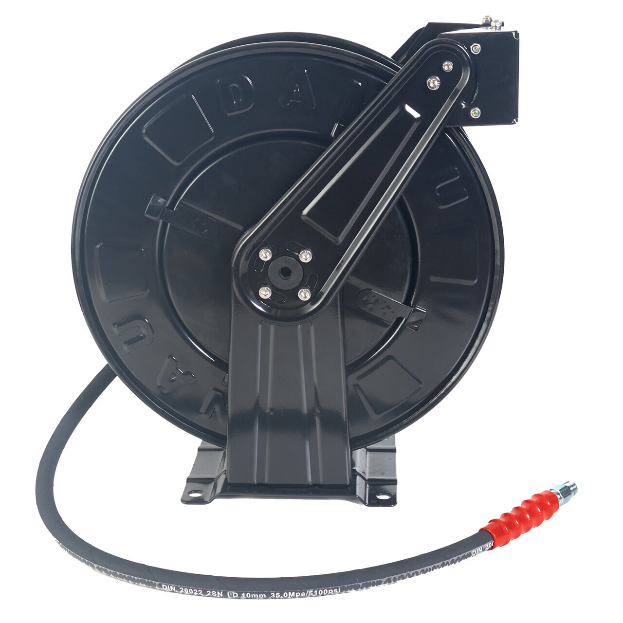 Self-Winding Hi-Pressure Hose Reel, 4000 psi, Dual-Arm Retractable