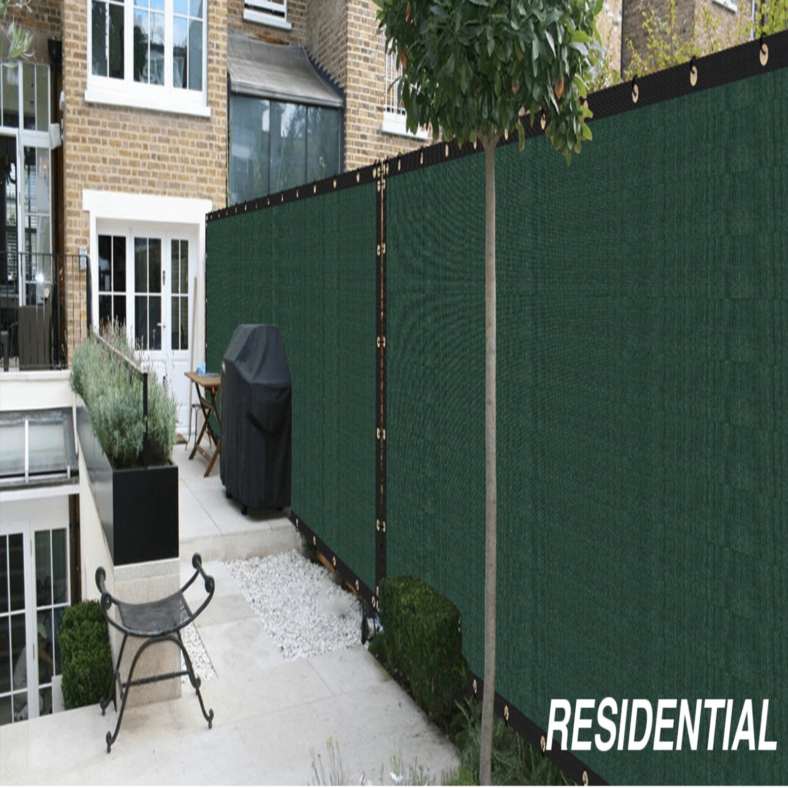 4/5/6/8 ft Privacy Fence Screen Garden Yard UV Windscreen Mesh Shade Net Cover