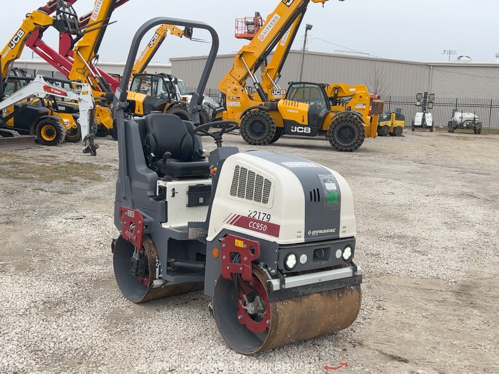 2023 Dynapac CC950 35" Double Drum Vibratory Ride On Roller Compactor bidadoo