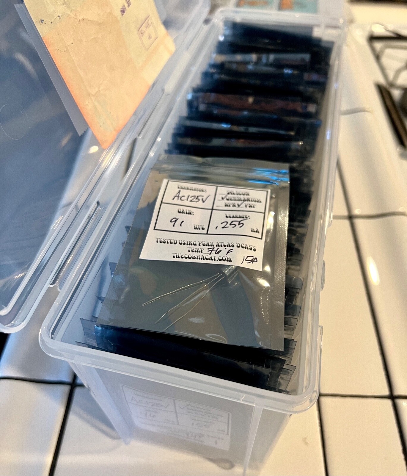 NOS Tungsram AC125 z V Germanium PNP Transistor 1pcs *Tested Hfe/Leakage* Fuzz