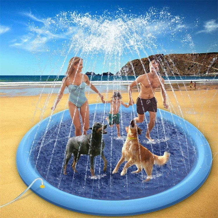 Durable Children's Water Spray Pool Mat | Splash Play Pad Mat | Water Spray Pool