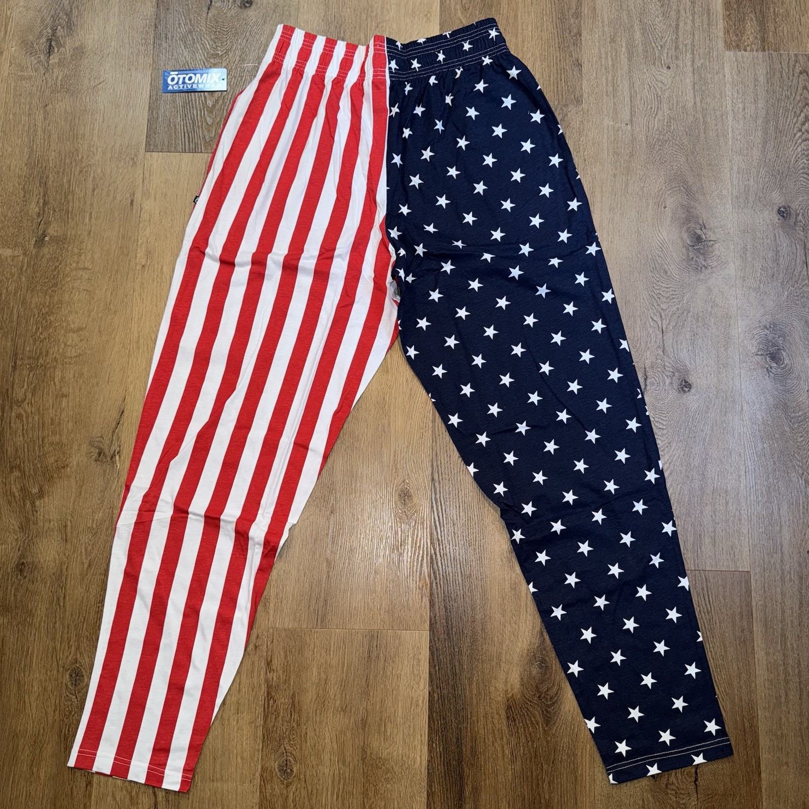 Baggy Pants USA American Flag Weightlifting Gym Otomix Parachute Hammer Medium