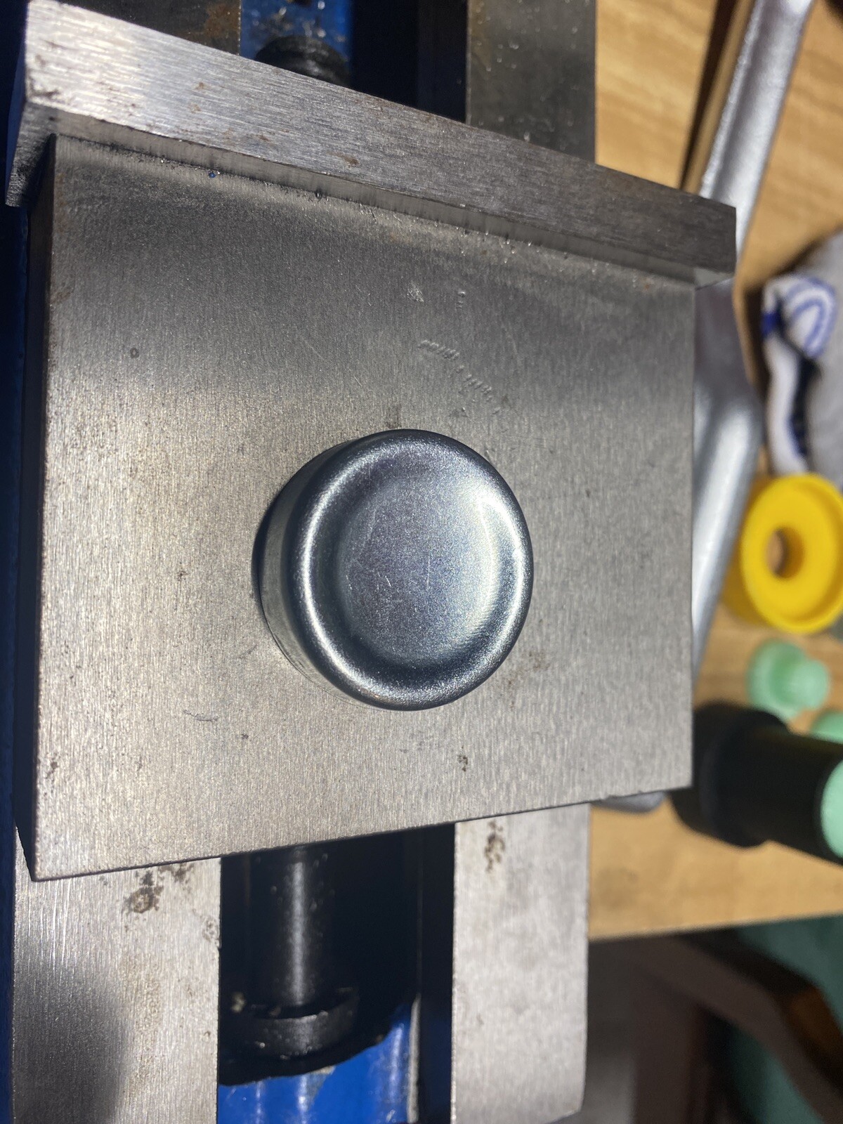 Freeze Plug Forming Jig