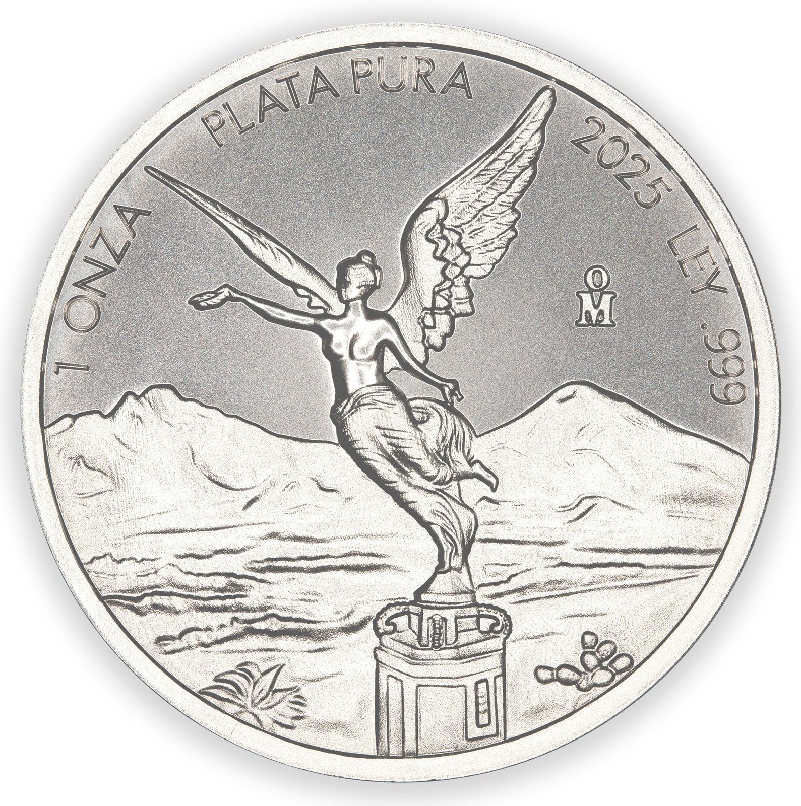 2025 Intaglio Mint Libertad Tribute 1 oz Silver Round in capsule
