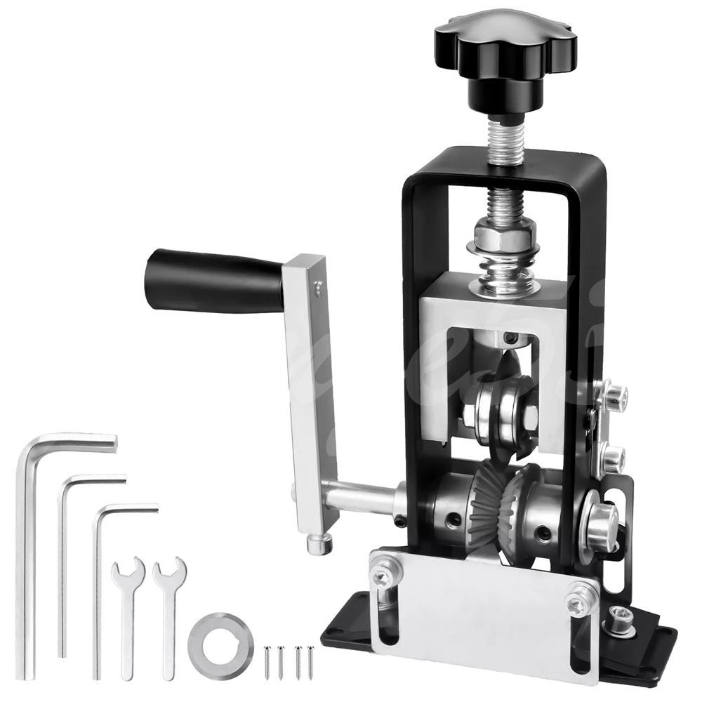 Manual Wire Stripping Machine Drill Powered Hand Crank Wire Stripper Tool 1-25MM