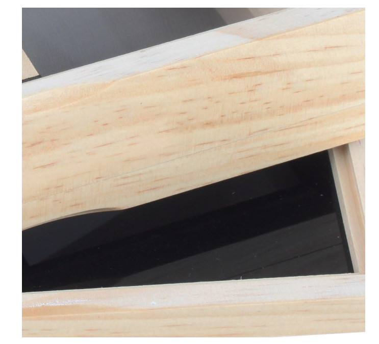 Ryot 4x7 Glass Top Box in Natural | Premium Wooden Box Perfect for Sifter