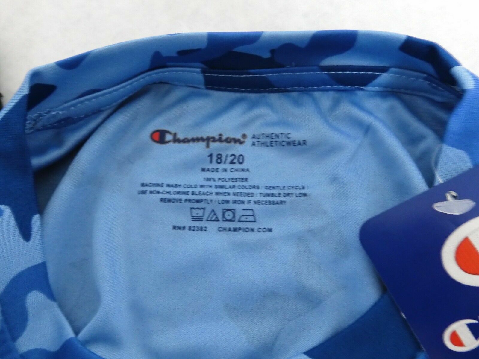 Champion Boys' T-Shirt Sizes 5/6 -18/20 Neon Football Baseball Camo