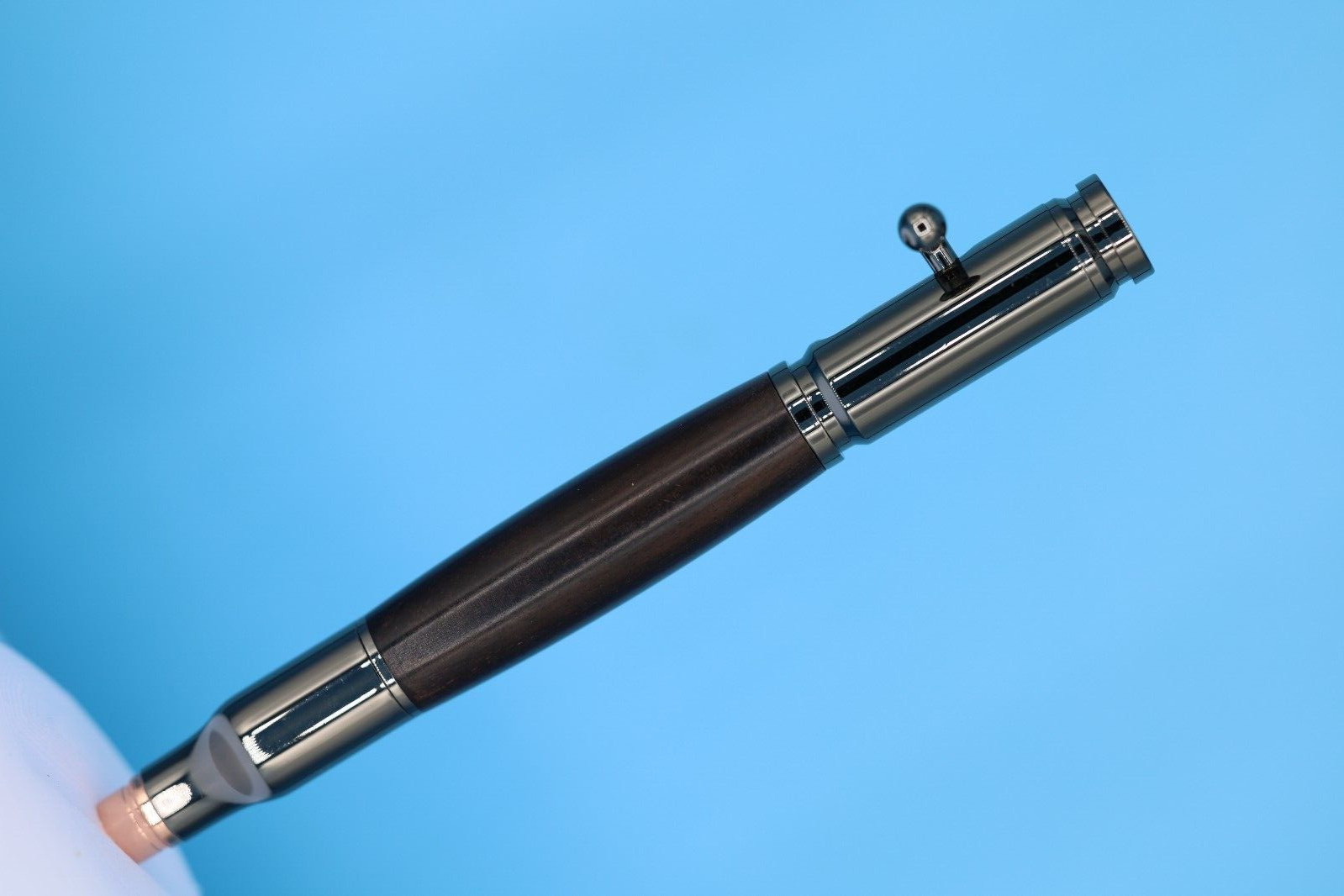 Gifts for Hunters 30 Caliber Bolt Action Pen GunMetal Blackwood