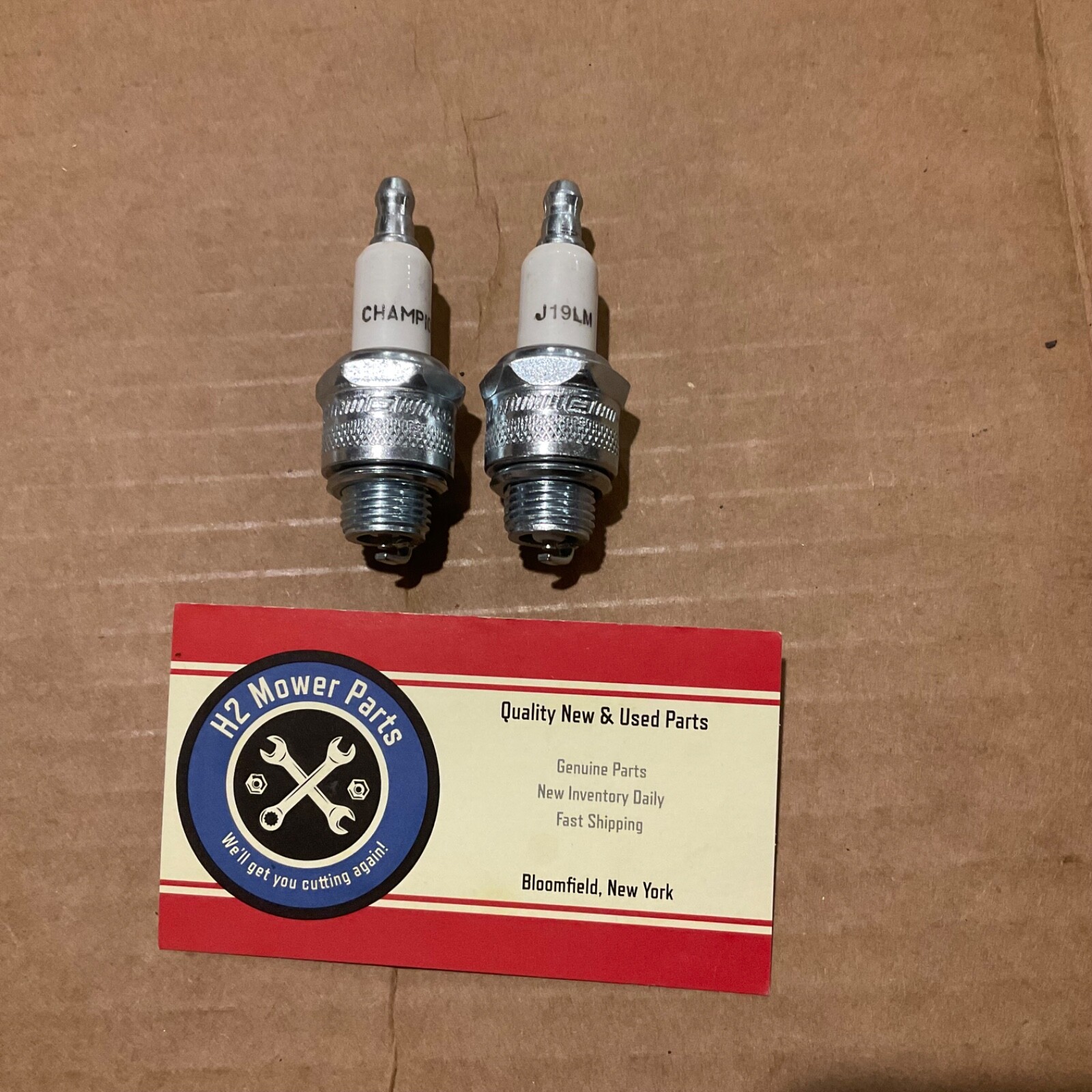 Champion J19LM-2pk Copper Plus Small Engine Spark Plug Stock # 861 (2 Pack)