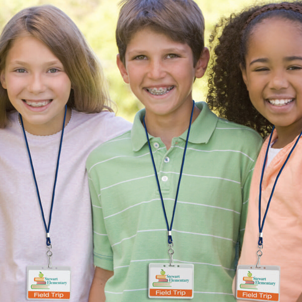 Round Breakaway Lanyard with Swivel Hook - Thin Neck Cord for ID Badge & Keys