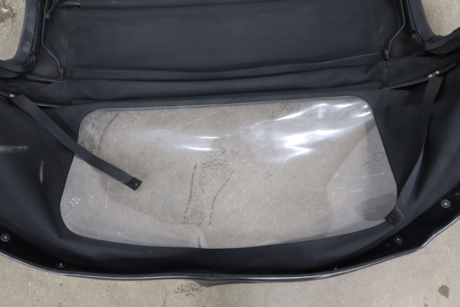 99-05 Mazda Miata NB Black Soft Top Convertible Roof W/Frame & Plastic Window