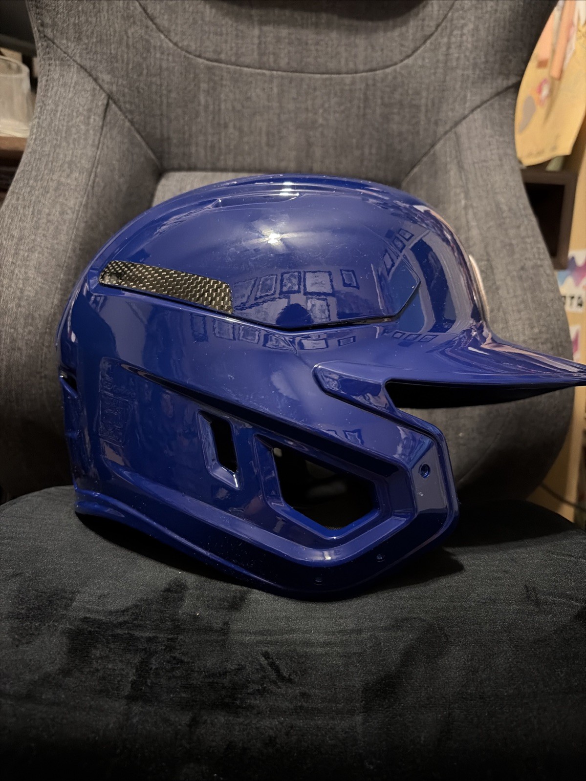 Rare Chicago Cubs New Batting Helmet XL LG Mach Carbon Impax 2022-23