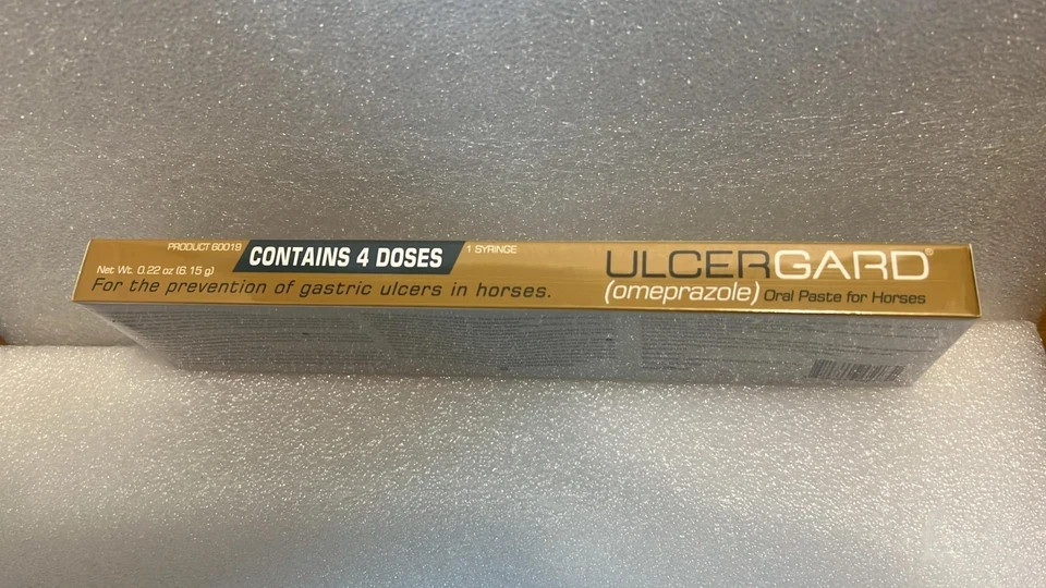 5 Pack Top Genuine UlcerGard Oral Paste for Horses 20 Doses Exp 2028 !!!!