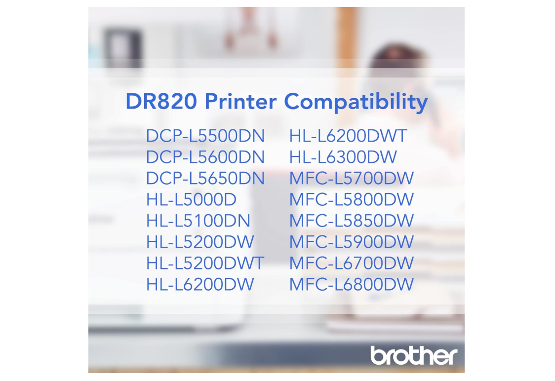 ✅Brother DR820 Genuine Drum Unit 30,000 Pages, Black ✅SEALED BOX ✅