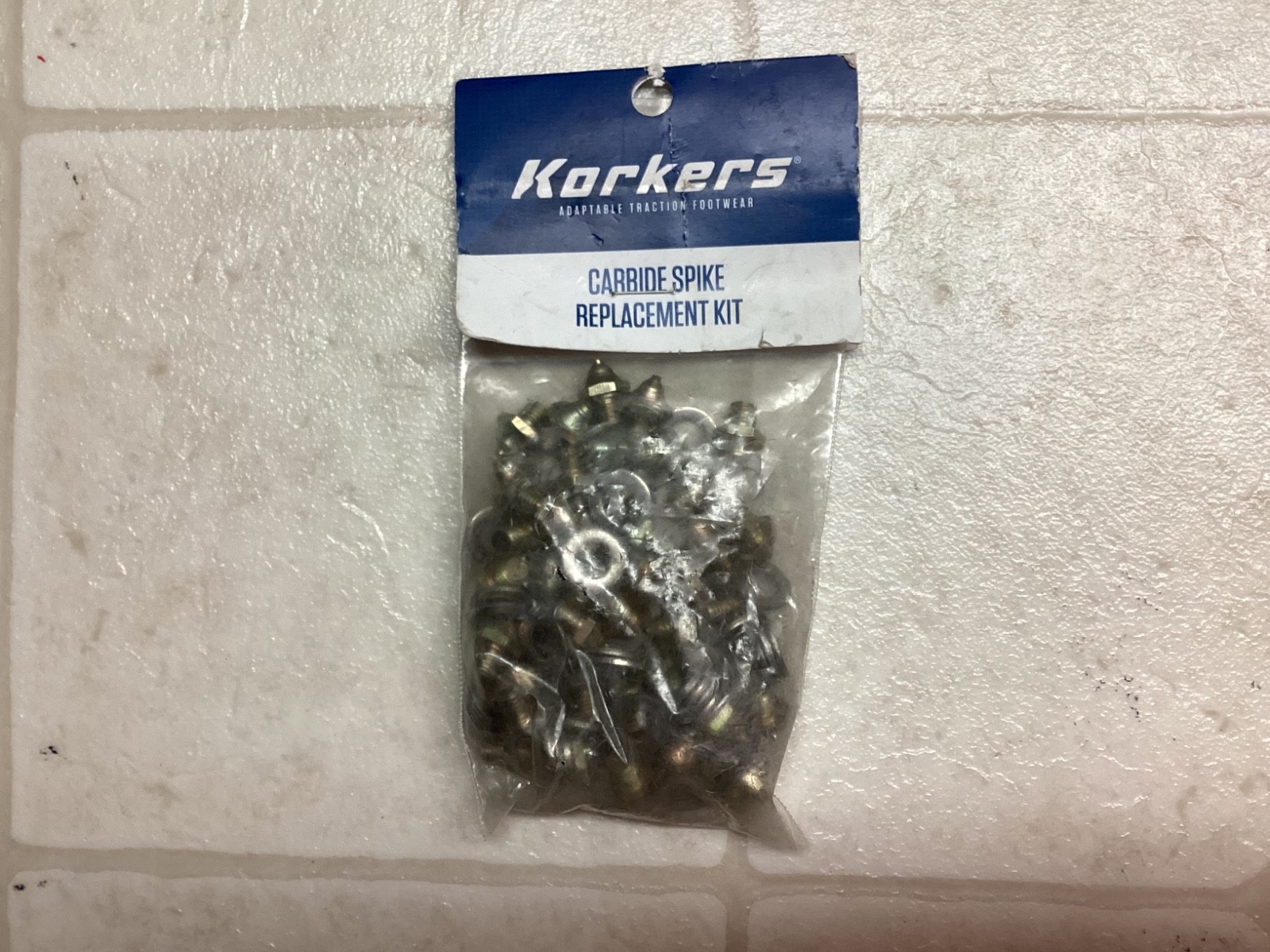 Korkers Replacement Threaded Carbide Spikes with Washers (40)