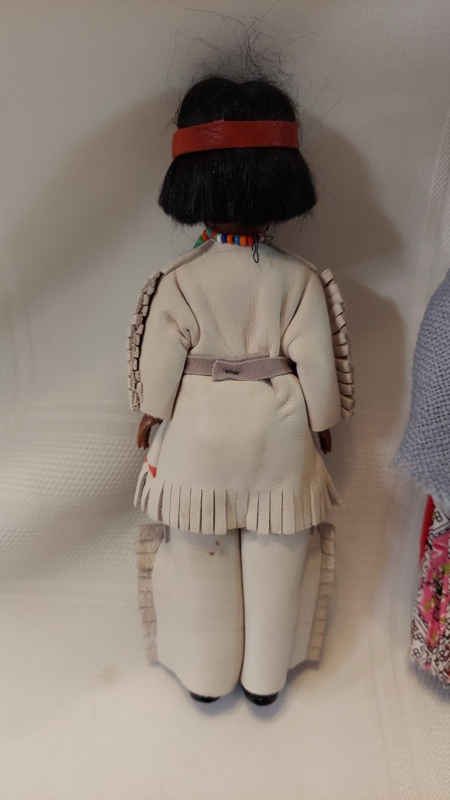 Three Vintage 7.5” Native American Dolls With Sleepy Eyes. (U12)