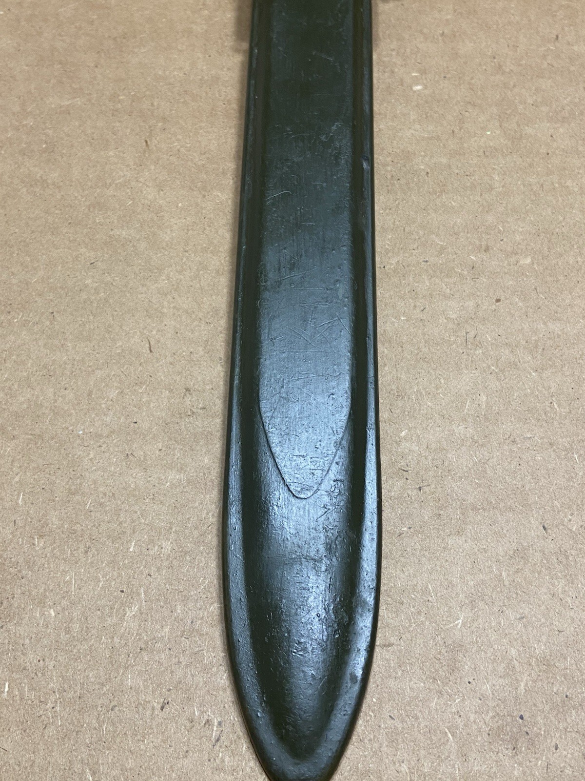 Original M1 Garand bayonet E US marked w/ E-US scabbard also fits 1903 NICE