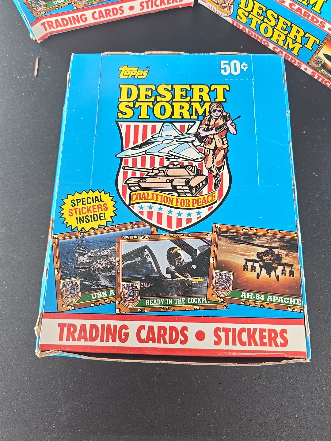 1991 Desert Storm Wax Box Trading Cards, Topps 36 Packs New , NICE