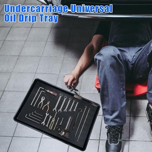 Extra Large Oil Drip Pan, 35.4 x 24 x 1.in Oil Change Drain Pan, 6 Pack 6