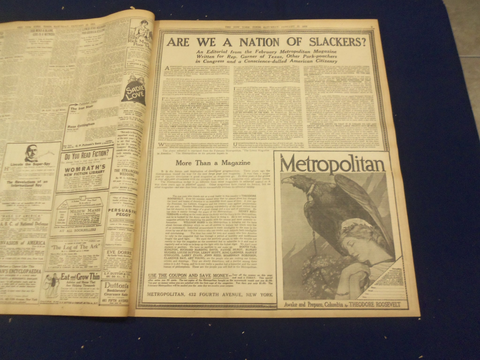 1916 JANUARY 22 NEW YORK TIMES - MEXICO TO HAVE A NEW CAPITAL - NT 9069