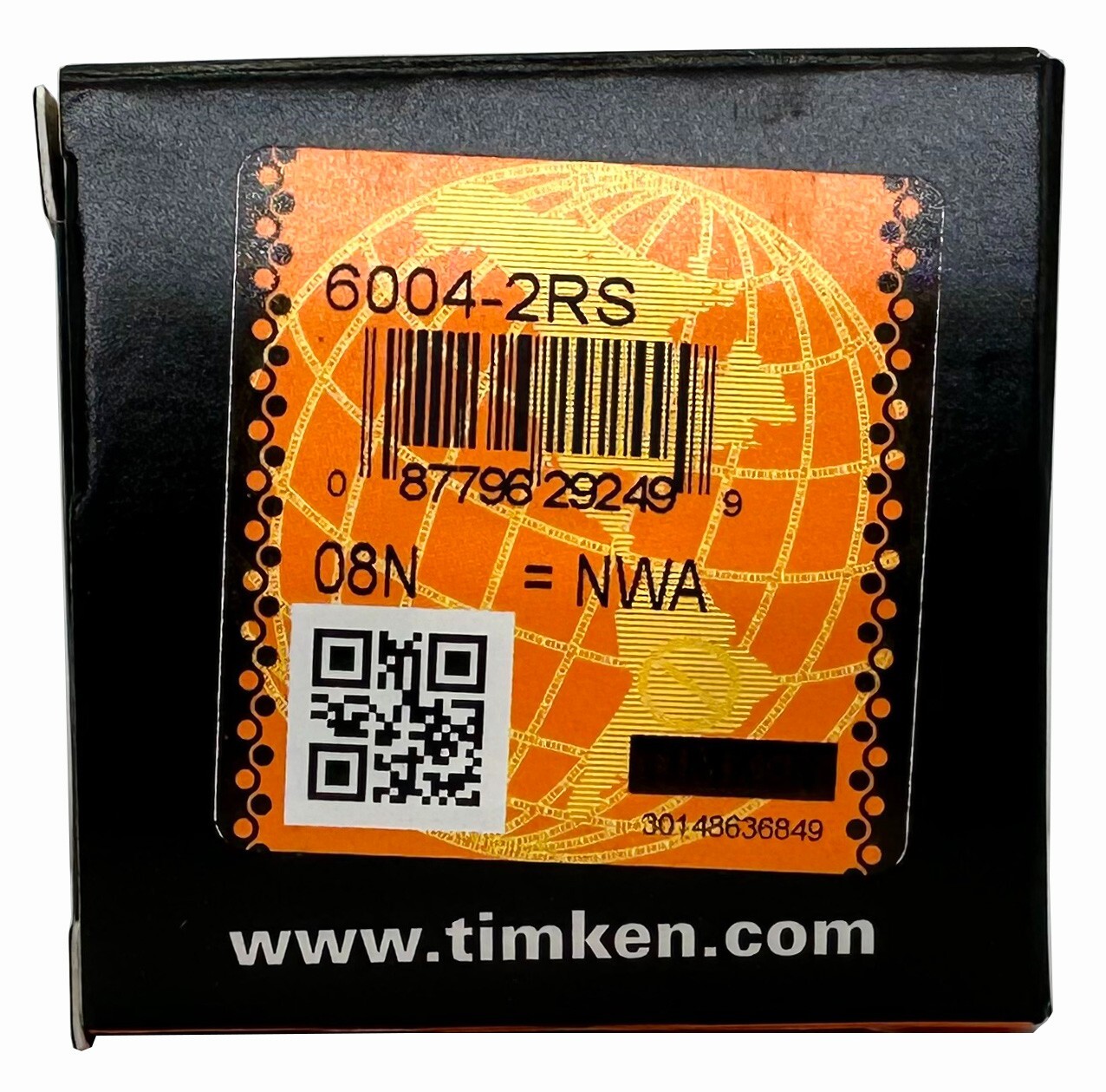 (Qty.10) USA Brand TIMKEN 6004-2RS 20X42X12MM Double Rubber Seal Bearings
