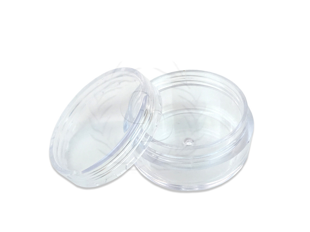 20 Packs 10 Gram/10ML High Quality Cream Cosmetic Sample Clear Jar Containers