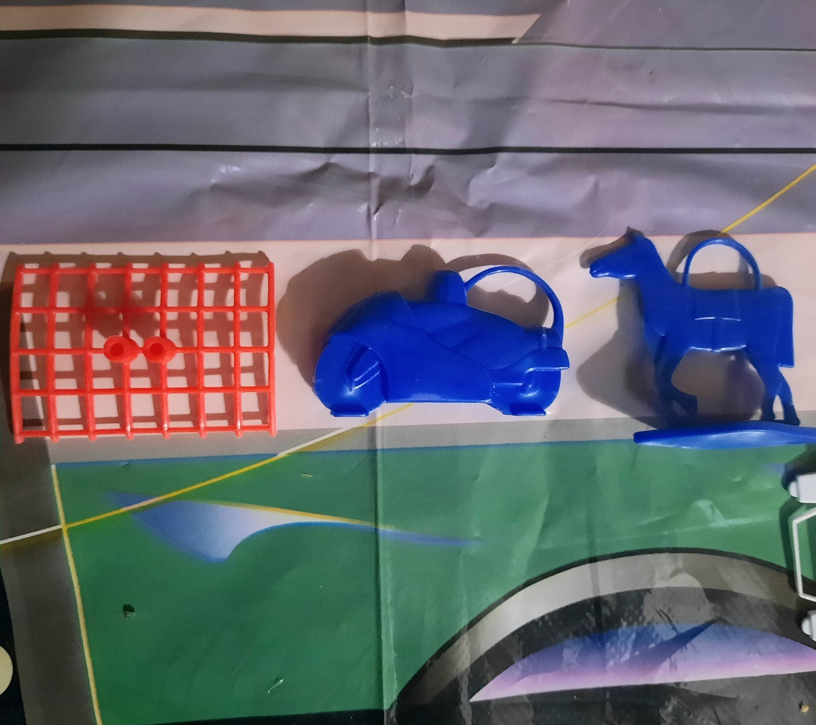 Chopper Patrol Battery Operated Flying Police Helicopter Playset Tested Working!