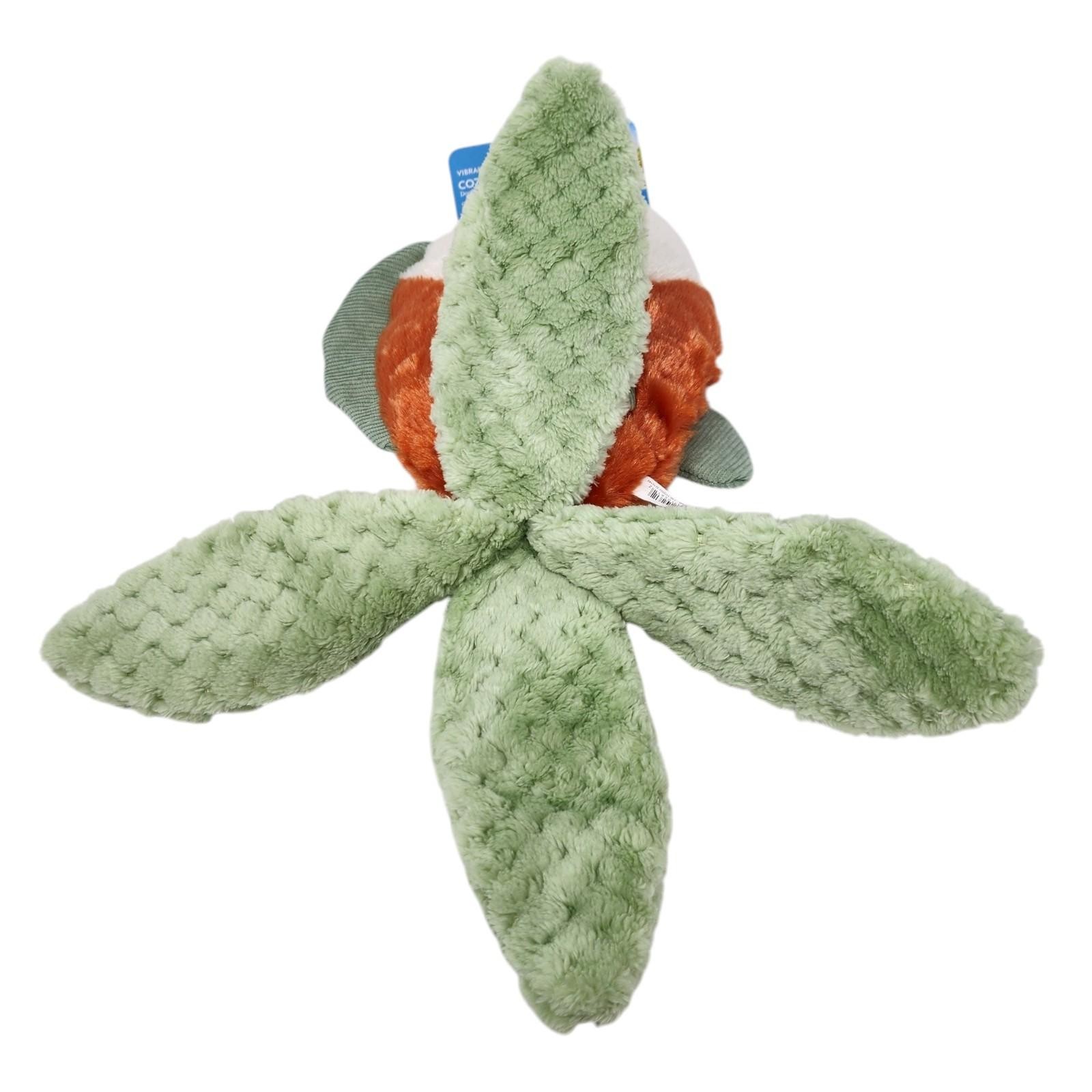 Vibrant Life Cozy Buddy Dog Chew Toy Goldfish 15 in. Large Squeaky Plush, 2 Pack