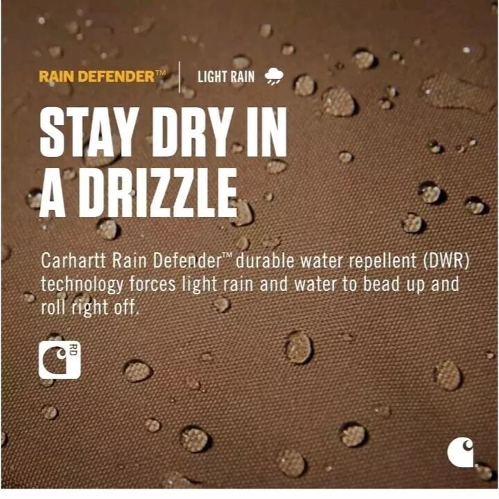 x2 Carhartt Universal Nylon Duck Canvas Bucket Seat Cover Brown Rain Defender