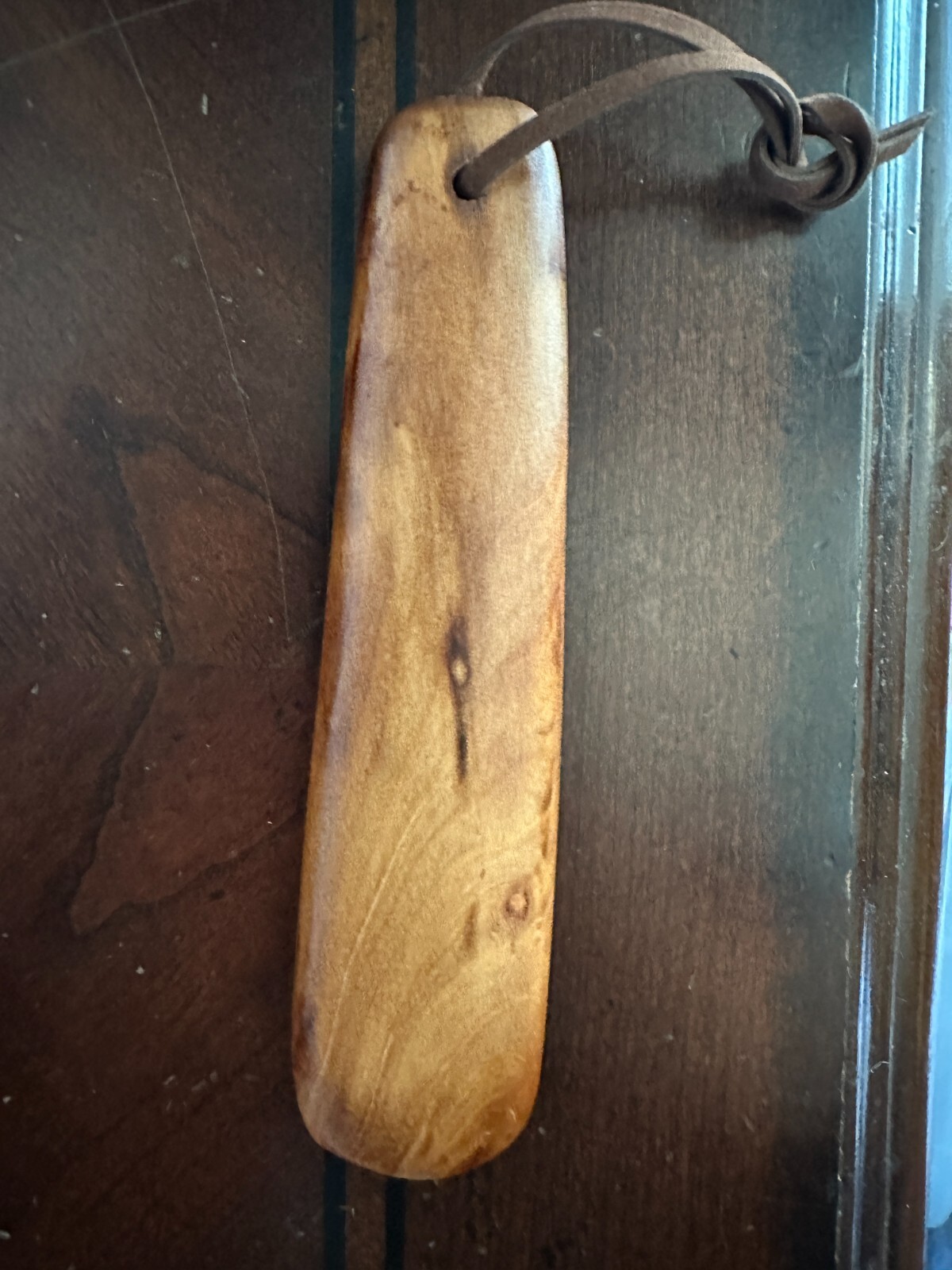 Marc Nolan 6" Wooden Shoe Horn Pocket Travel Shoehorn Men Women Seniors