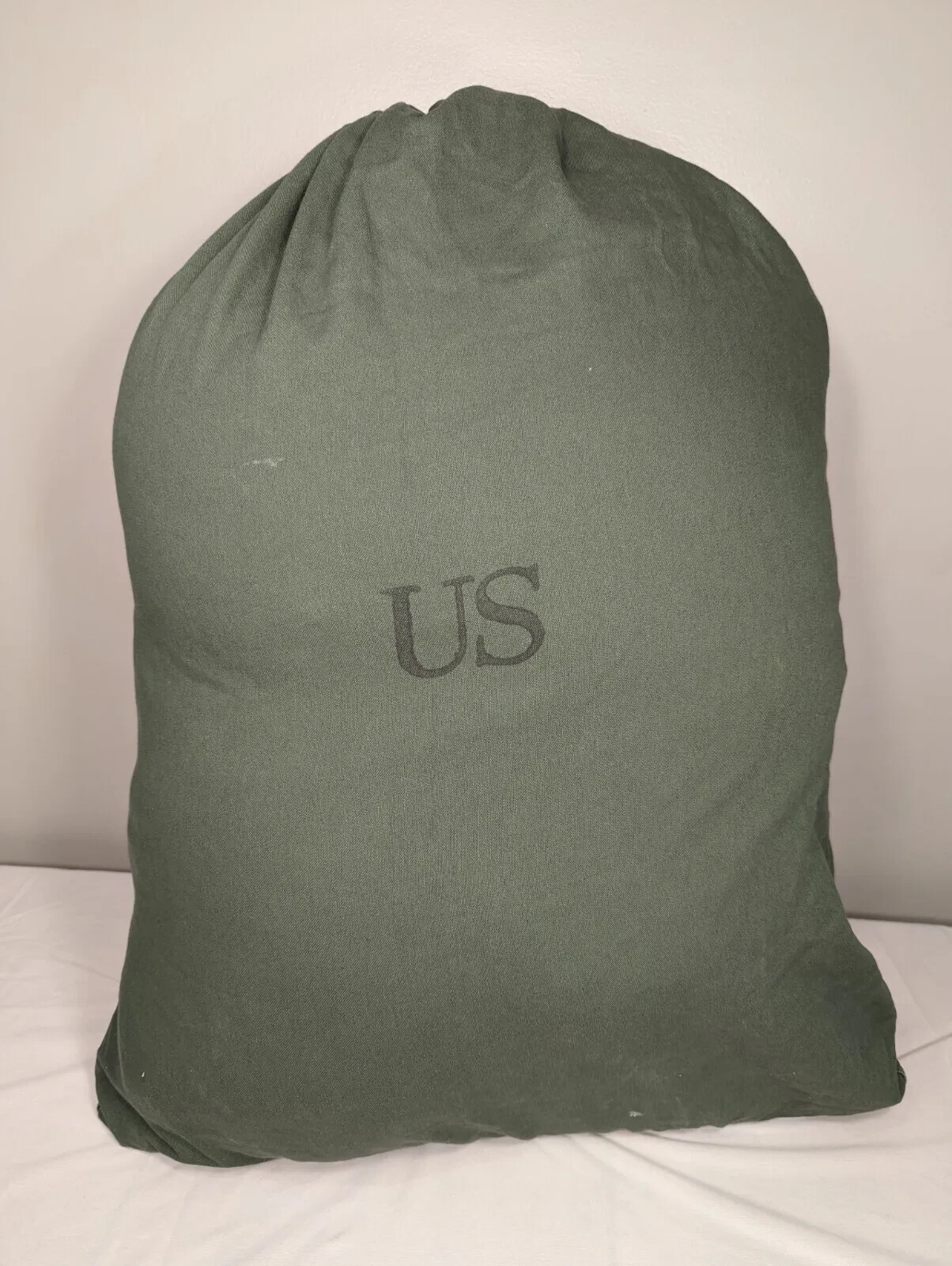 USGI Army BARRACKS LAUNDRY CLOTHING BAG OD 100% Cotton Military NO WRITING EXC