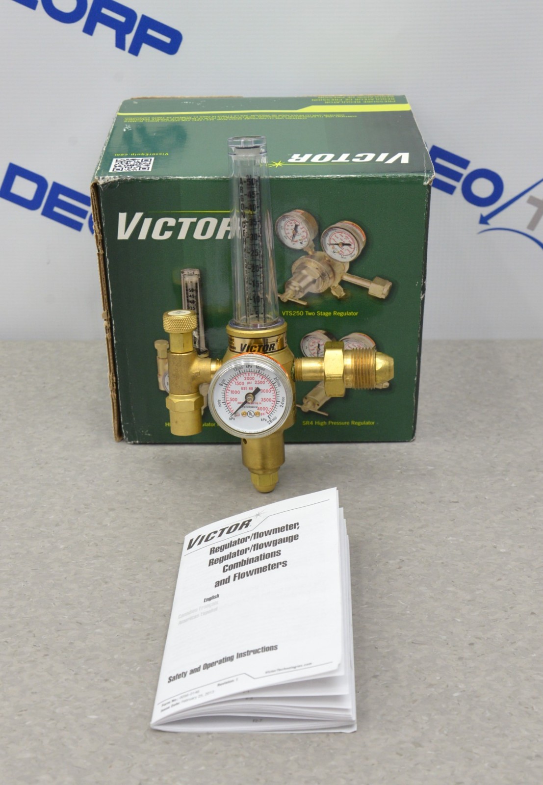 VICTOR Regulator Flowmeter HRF-2425 4000psi