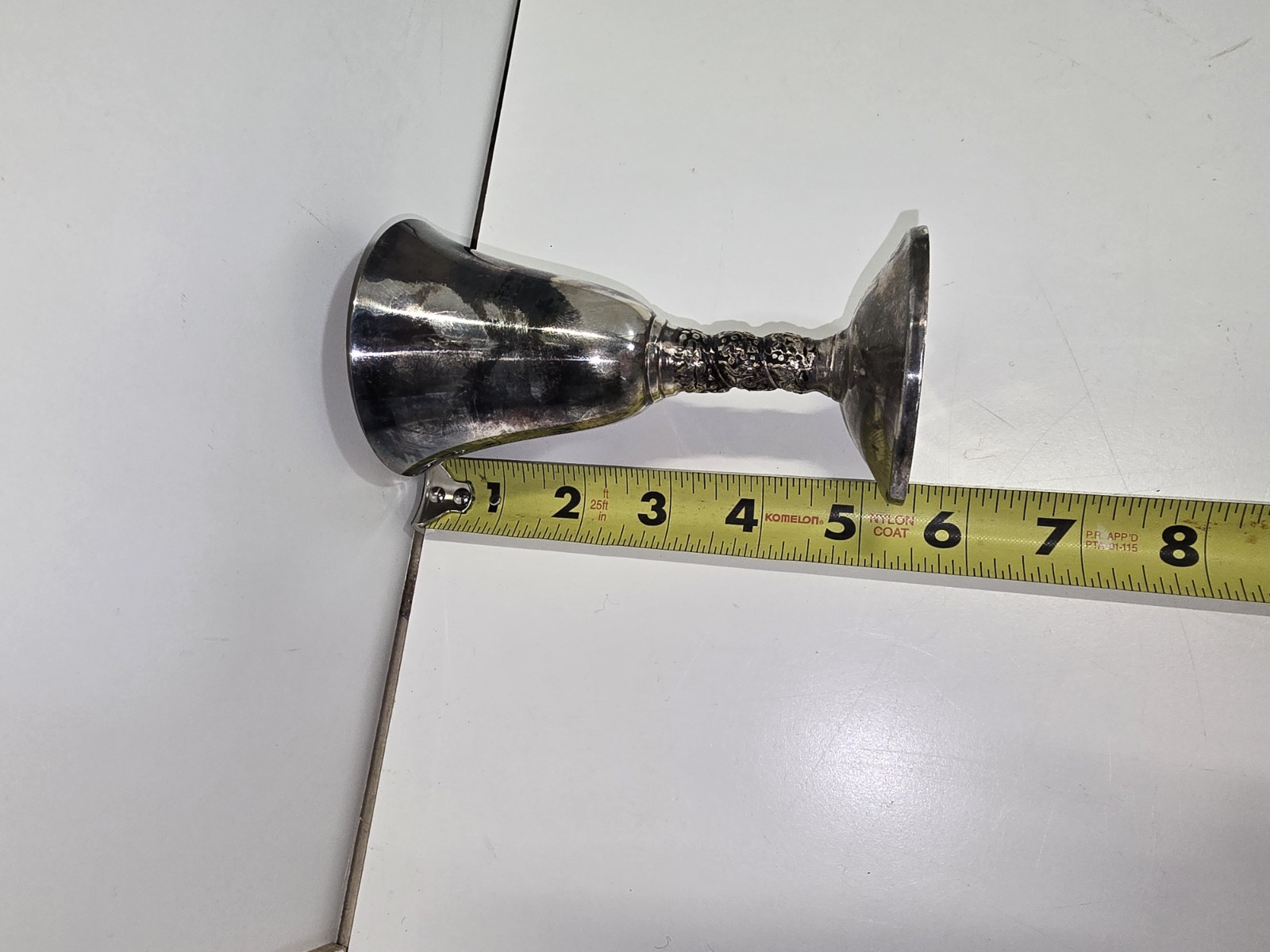 Set Of 4 Silver Plators Spanish Goblets Made In Spain