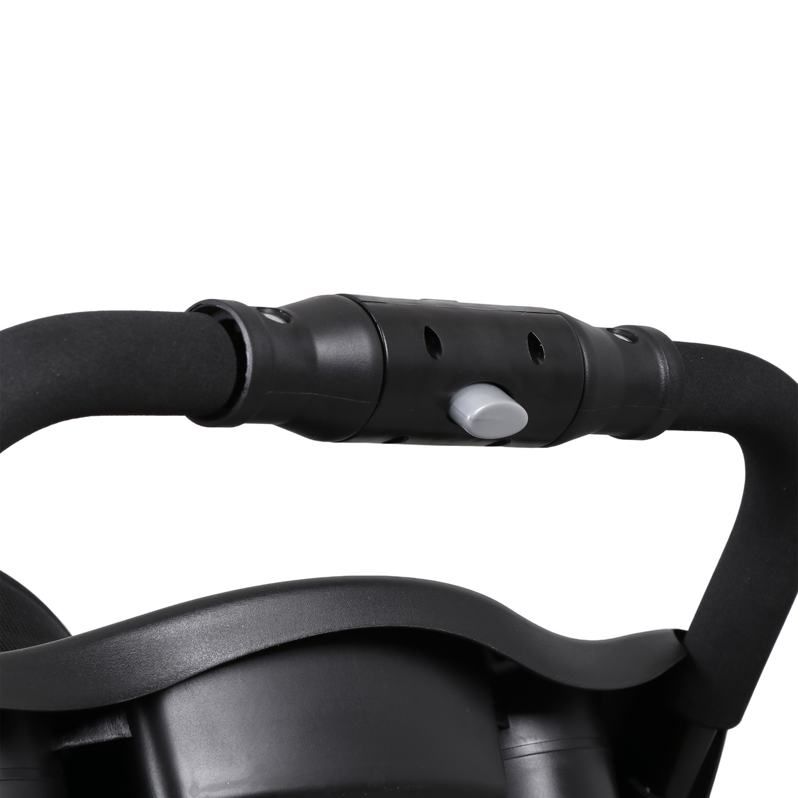 Pet Stroller Foldable Dog Cat Jogger Stroller w/4 Wheels Detachable Basket Black