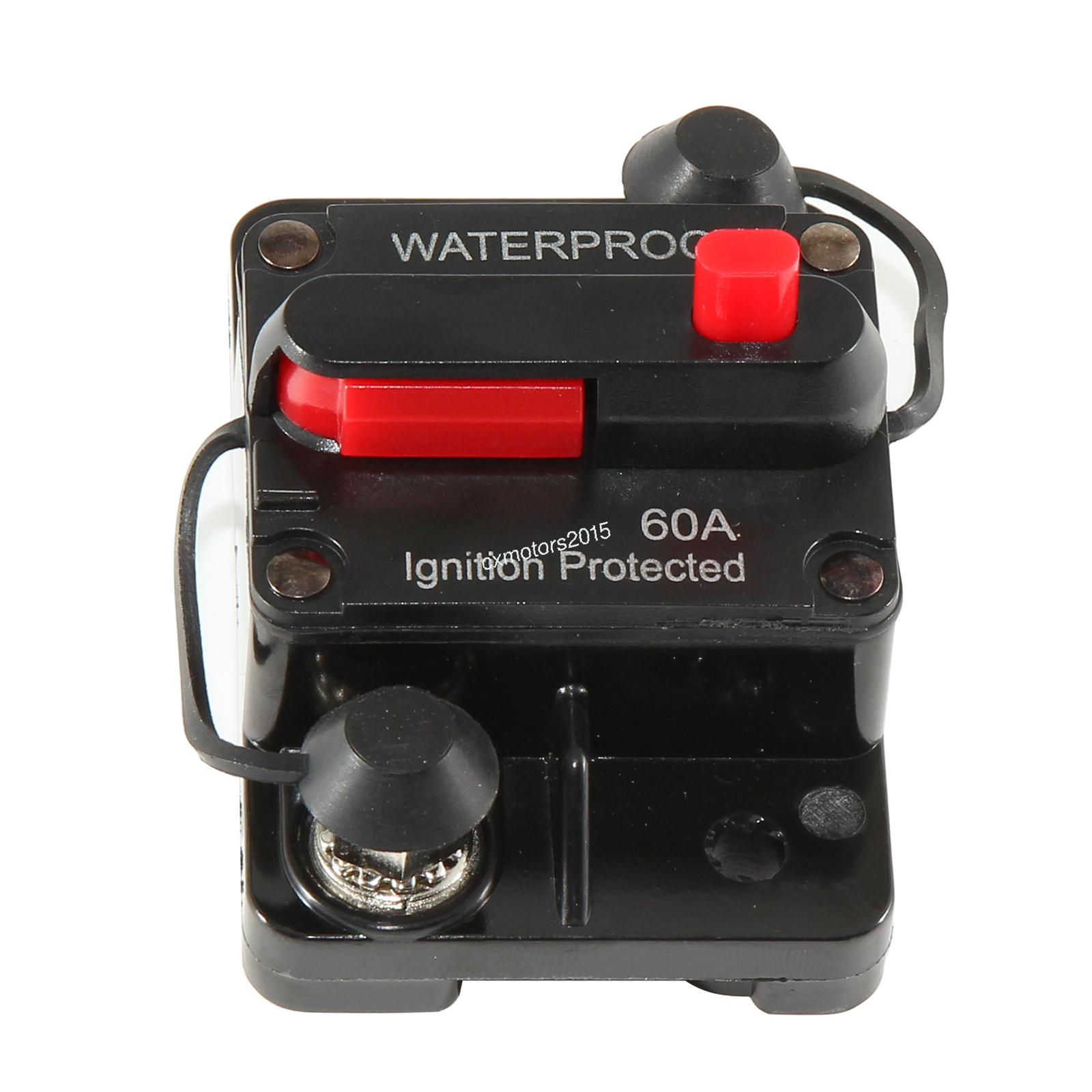 Electric Trolling Motor 60Amp Fuse Marine Circuit Breaker for Audio System Fuse