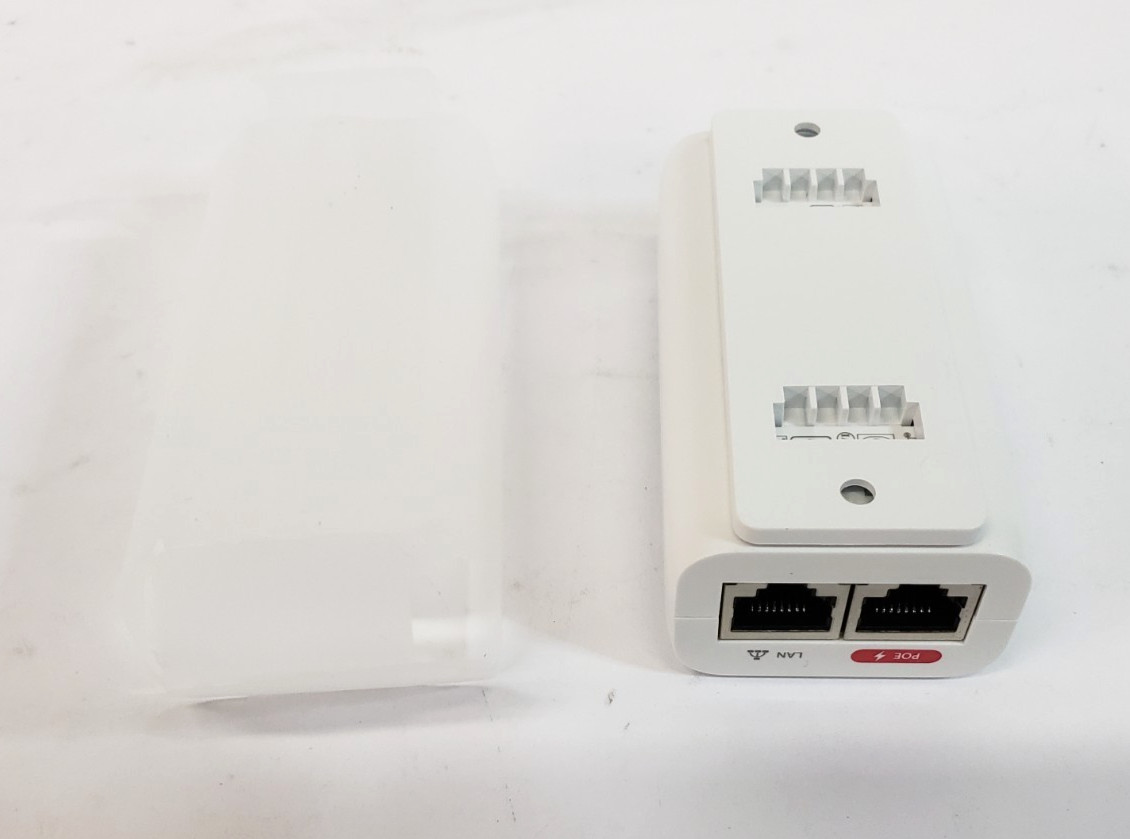 Lot of 10 Open Box UniFi U-PoE-af Injectors w/ Power Cords & Mounting Screws