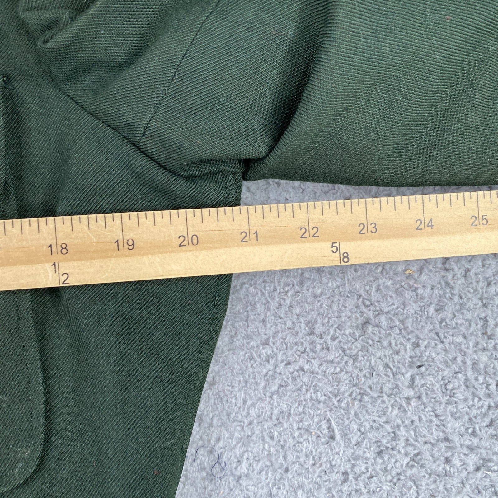 Vintage US Army Ike Jacket Mens 40R Green Wool Military Korean War 1950