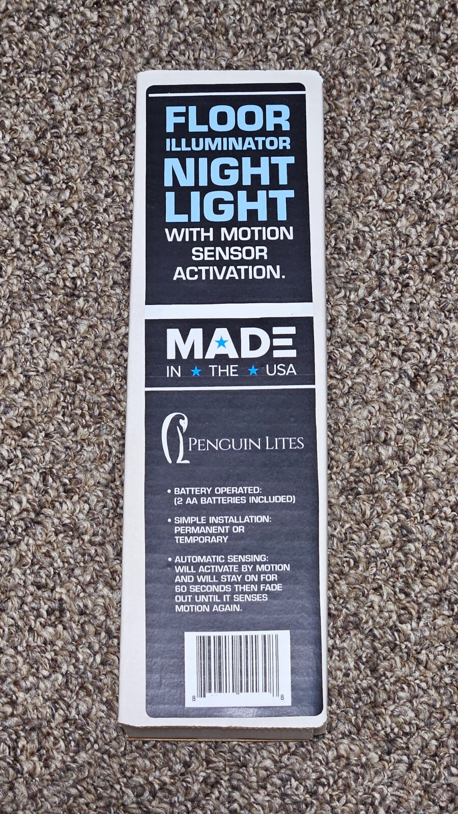 Penguin Lites Floor Illuminator Night Light Motion Sensor Photo Cell