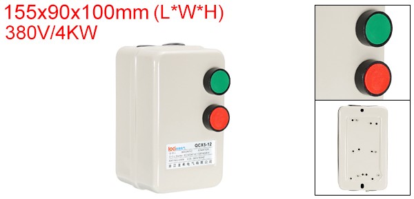 Magnetic Electric Motor Starter 380V 4KW 5HP 3 Phase