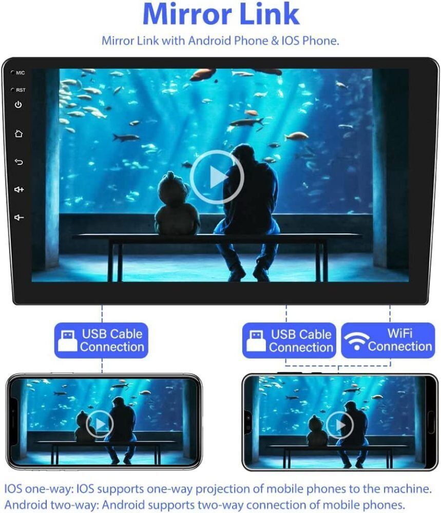 For Toyota Corolla 2003-2008 Android 13 Car Stereo Radio GPS Navi Player WIFI BT