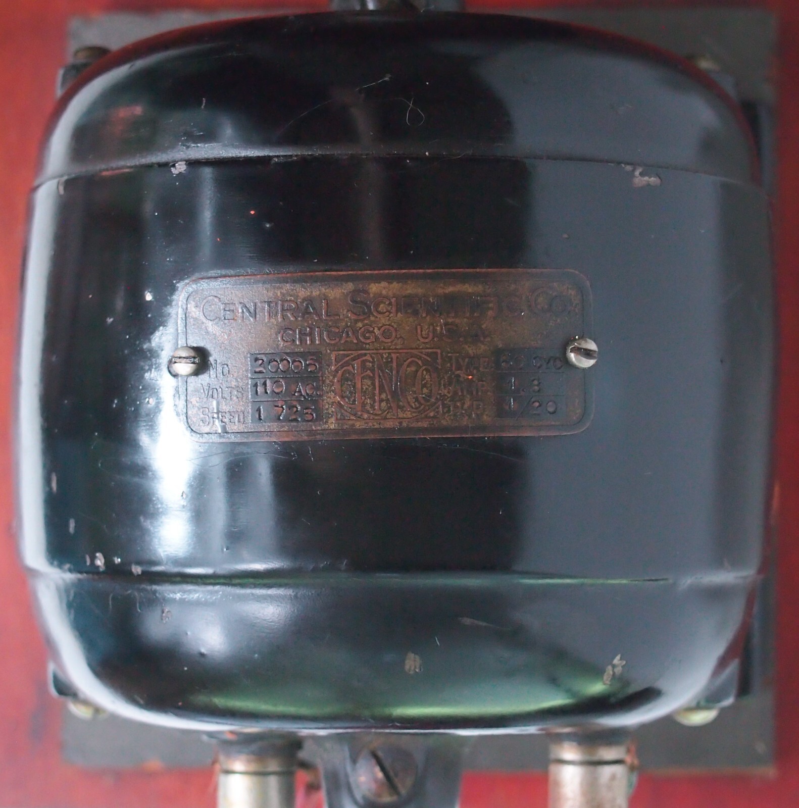 16.5" Antique CENCO Wire Winder Machine Vintage Tool Scientific Coil Maker