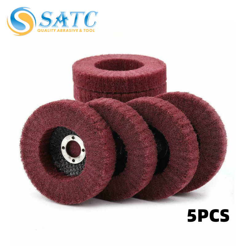 5PCS 4-1/2" Flap Discs Metal Abrasive Polishing Buffiing Wheel for Grinder 4.5in