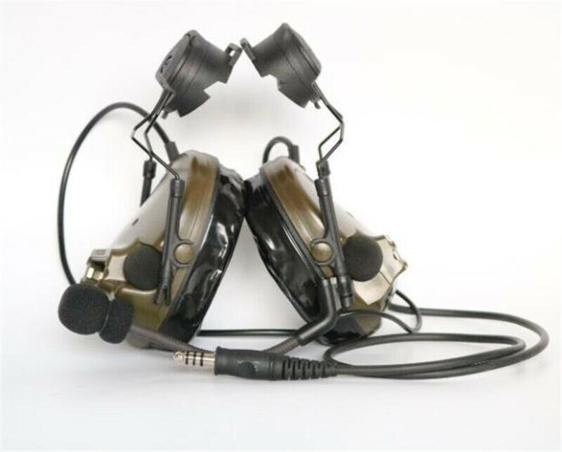 COMTAC III /C3 Single Com Noise Reduction Headset For TCA TRI /Real Mil-Spec PTT