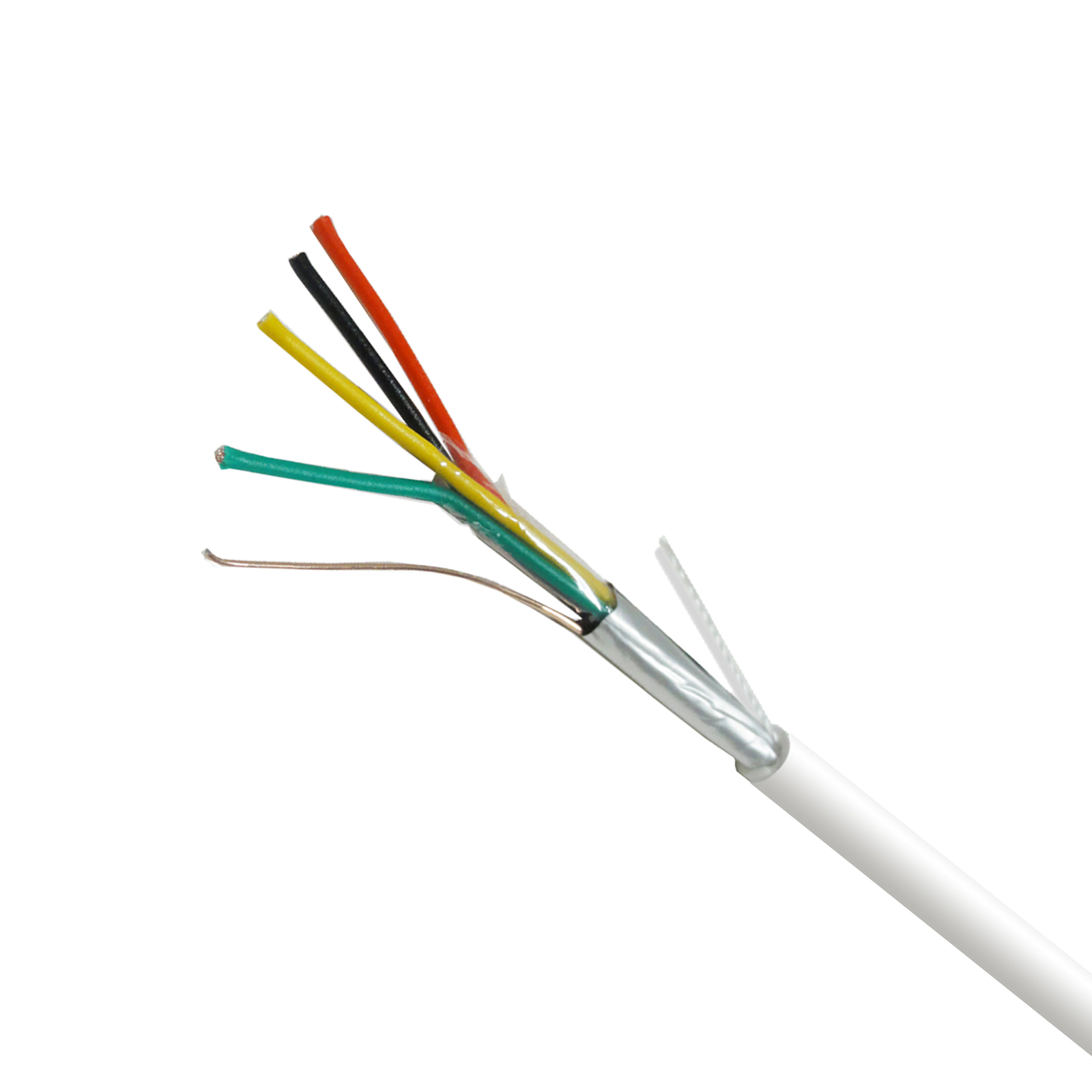 Security Wire Burglar Alarm 18/4 500FT Stranded Shielded Control Speaker Cable