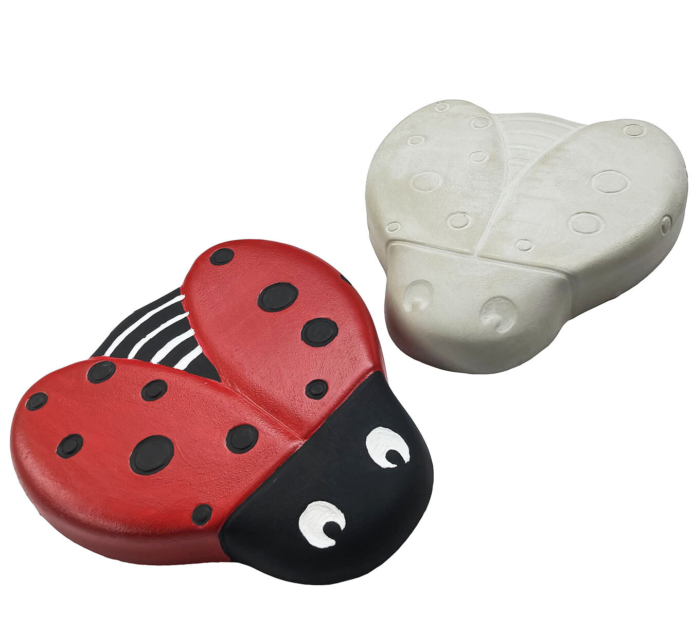 AUTUMN Ladybug Stepping Stone Mold/Form, DIY Walkway Stepping Stone, Set of 3