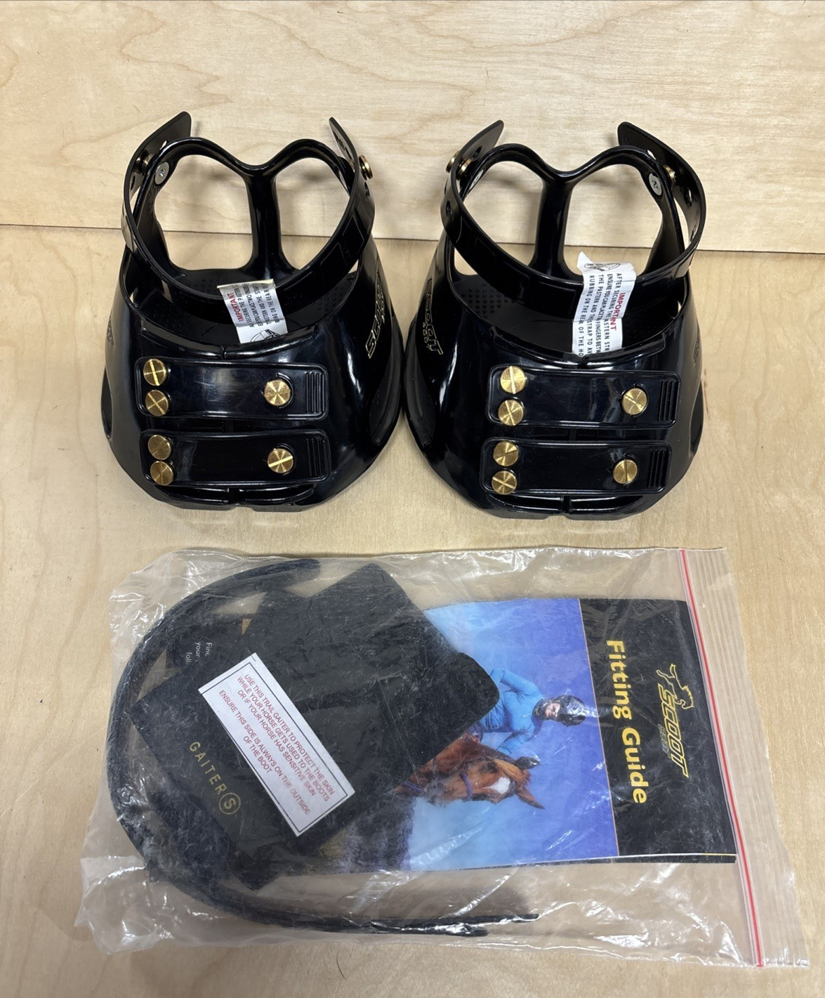 Scoot Boot Horse Hoof Boot - Size 1 - PAIR - Lightweight Performance Boots