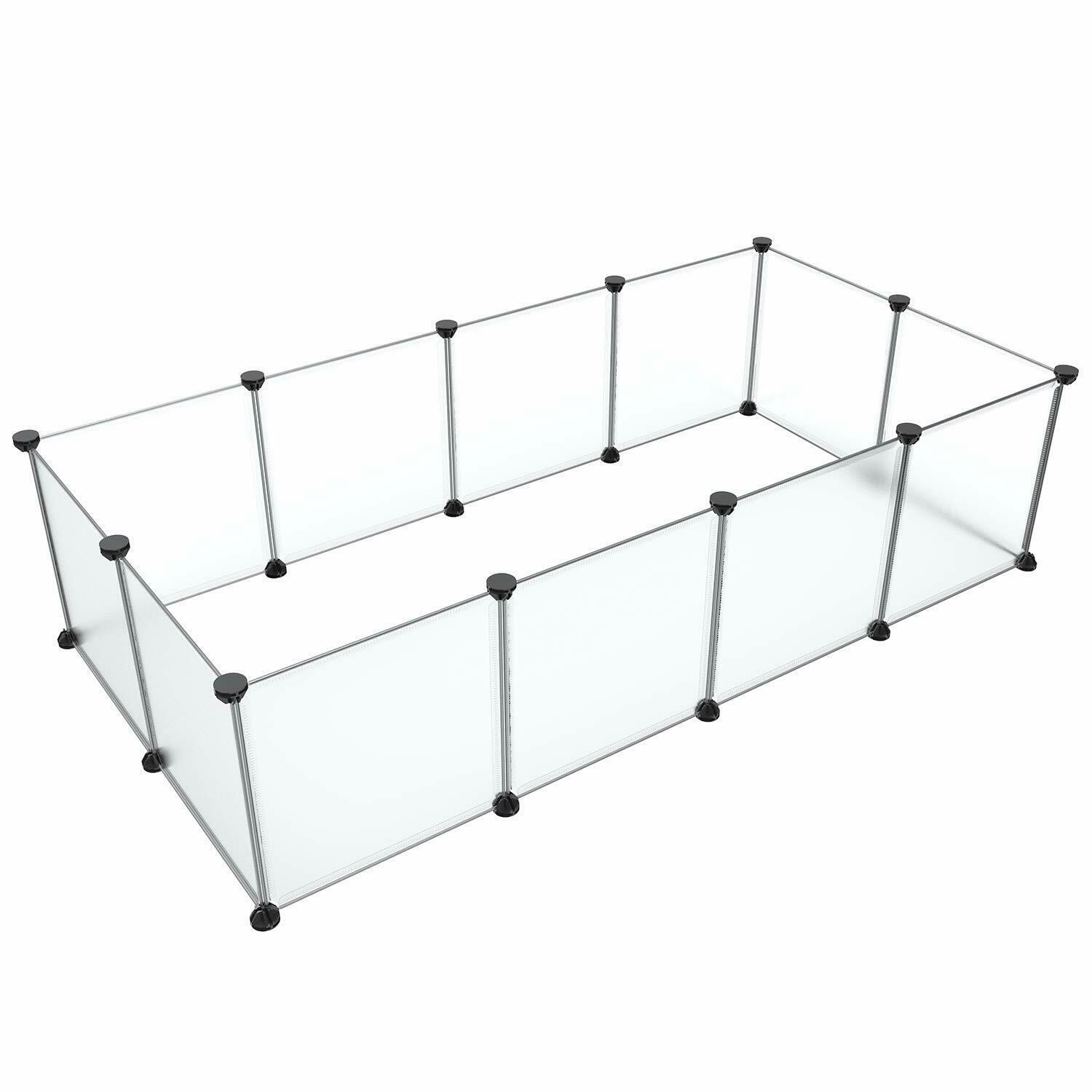 Durable Portable Pet Playpen Puppy Dog Fences Gate Indoor Outdoor Fence Exercise