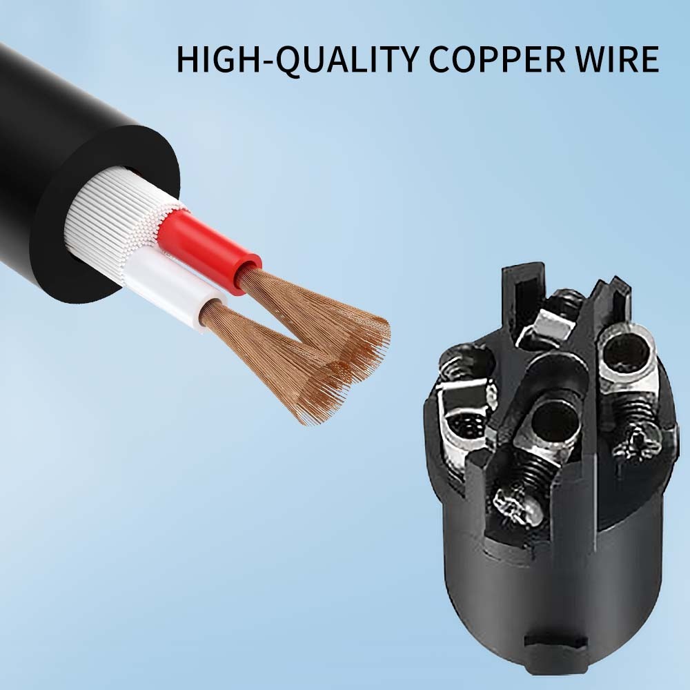 20Pcs Speakon Twist Lock 4Pole Plug Compatible Audio Loudspeaker Cable Neutrik