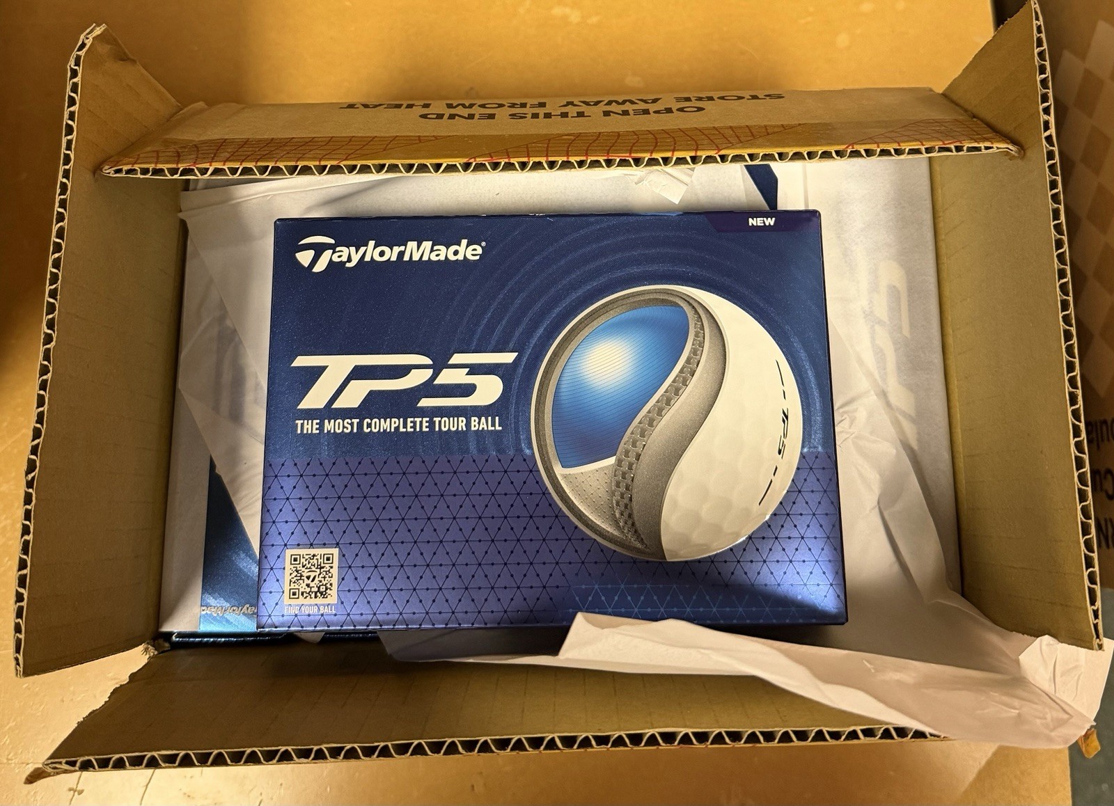NEW 2025 TaylorMade TP5 Golf Balls - 6 DOZEN PACK White - Free Shipping